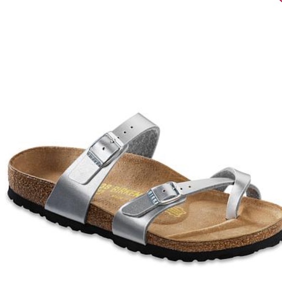 Birkenstock Shoes - Birkenstock New in Box Mayari Silver-38 regular